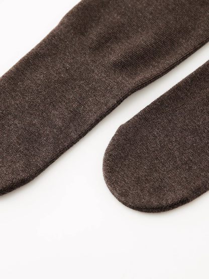ZIQIAO Gray Slightly Compressed Slimming Pantyhose 2025 New Coffee-colored Leggings