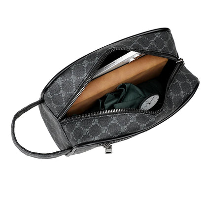 Business Men's Clutch Bag High Quality Printing Leather Handbag Phone Purse Fashion Clutches Luxury Men Birthday Gift Clutch Bag