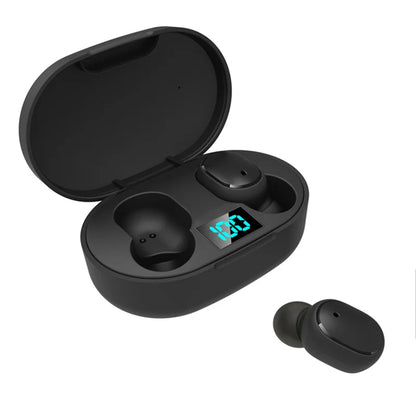 Wireless Earphones LED Digital Display Bluetooth Headset Noise Cancelling Sports Headphones Universal Phones Bluetooth Earbuds