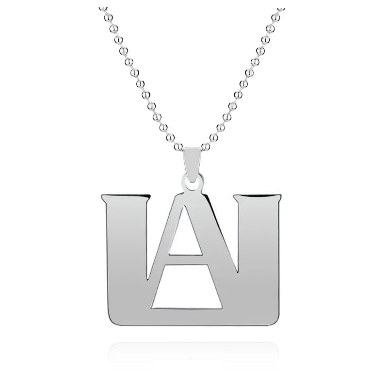 Anime My Hero Academia Pendant Necklace Boku No Hero Academia Stainless Steel Charm Necklace For Men Women Cosplay Jewelry Gifts