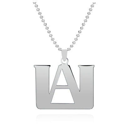 Anime My Hero Academia Pendant Necklace Boku No Hero Academia Stainless Steel Charm Necklace For Men Women Cosplay Jewelry Gifts