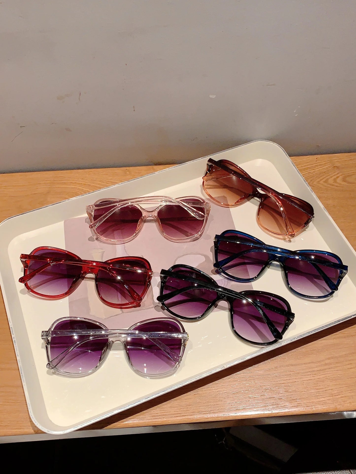KAMMPT Trendy Blue Decoration Shades Origin Brand Driving Beach Sunglasses Fashion Square Design Sun Glasses for Women's