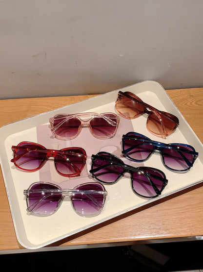 KAMMPT Trendy Blue Decoration Shades Origin Brand Driving Beach Sunglasses Fashion Square Design Sun Glasses for Women's