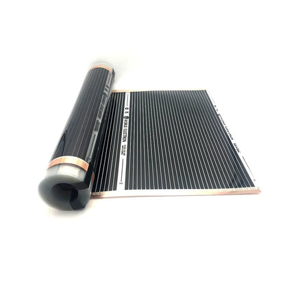 0.5~4㎡ 400w/m2 Infrared Carbon AC220V Underfloor Heating Film Low Electrical Warm Mat