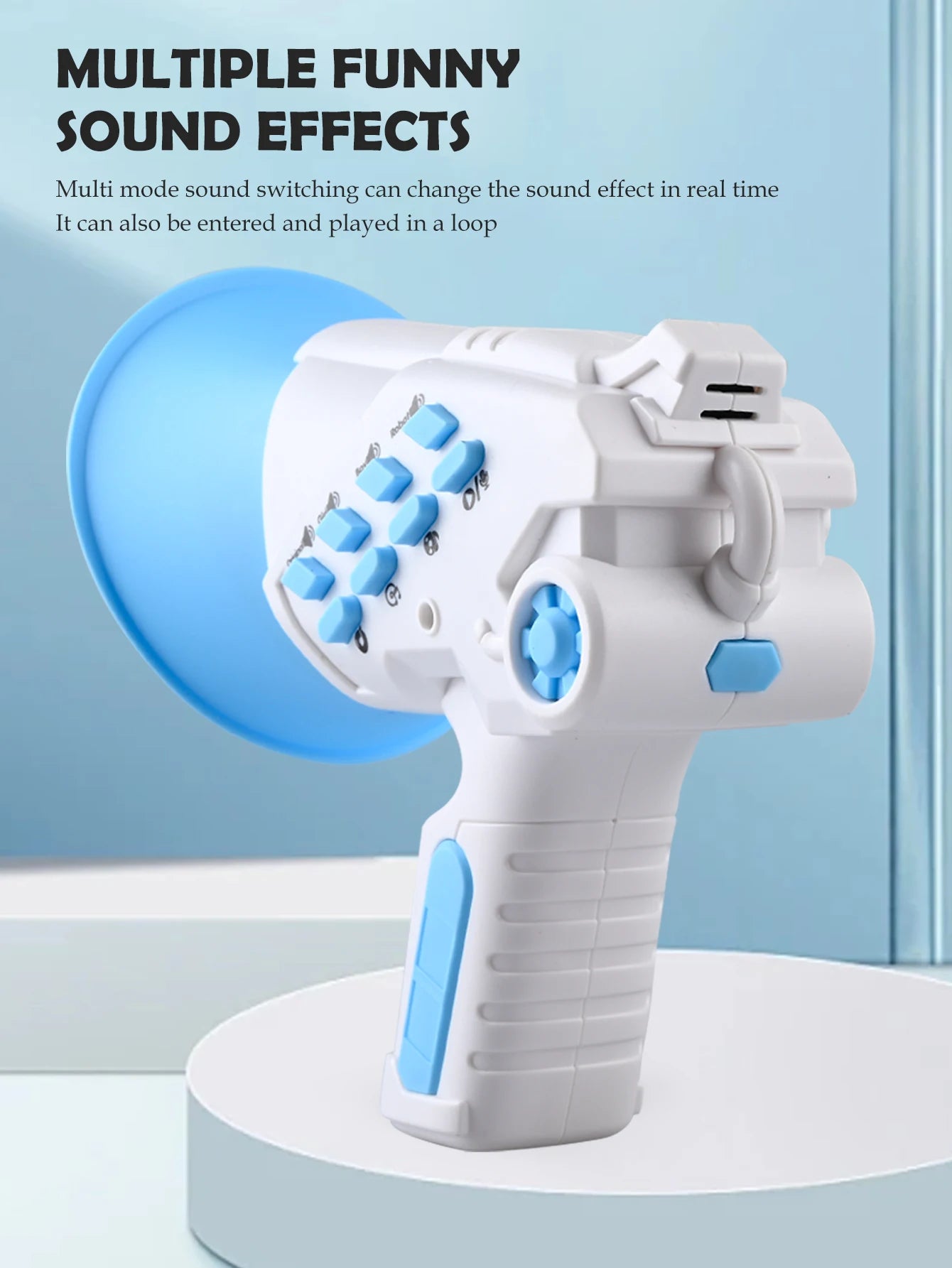 Voice Changer Amplifier, Megaphone Speaker Siren Bullhorn Toys Portable Smart Multi Voice Changers Handheld Loudspeaker