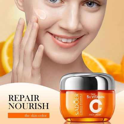 Vitamin C Firming and Brightening Korean Skincare Set with Serum and Cream