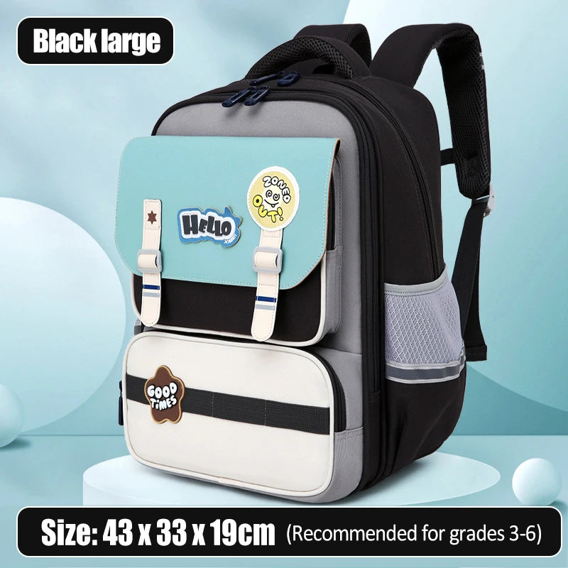 Primary school student backpack boy backpack children&