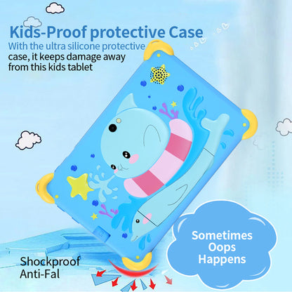 2026 New 7 Inch Cartoon Pattern Kids' tablets Quad Core 4GB RAM 64GB ROM 5G WiFi Learning Education Games Tablet Children's Gift