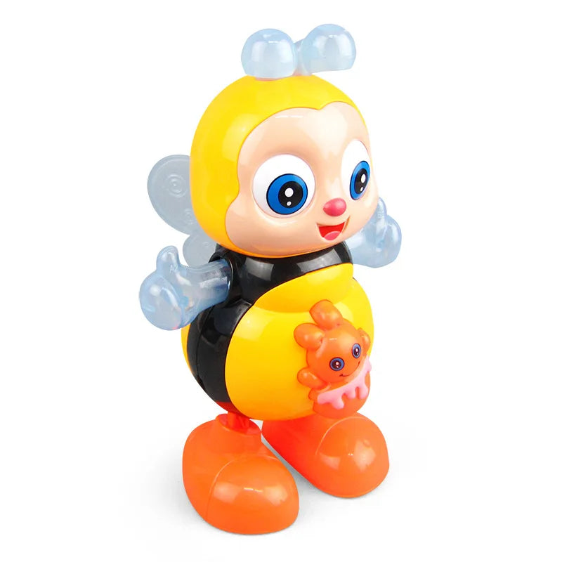 Kawaii Dancing Bee Toys Musical Interactive Bees With Lights And Music Educational Cartoon Toys For Adults Music Toy Gifts