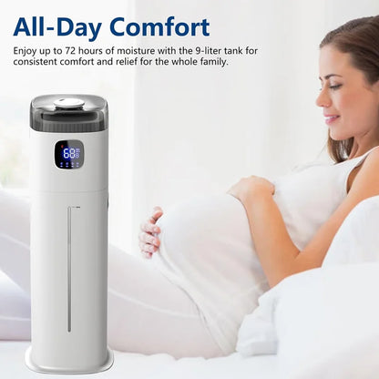 12L Intelligent Floor-Standing Humidifier Bedroom Living Room Office Three-Use Allergic Crowd Humidifier Winter Dry Skin Savior
