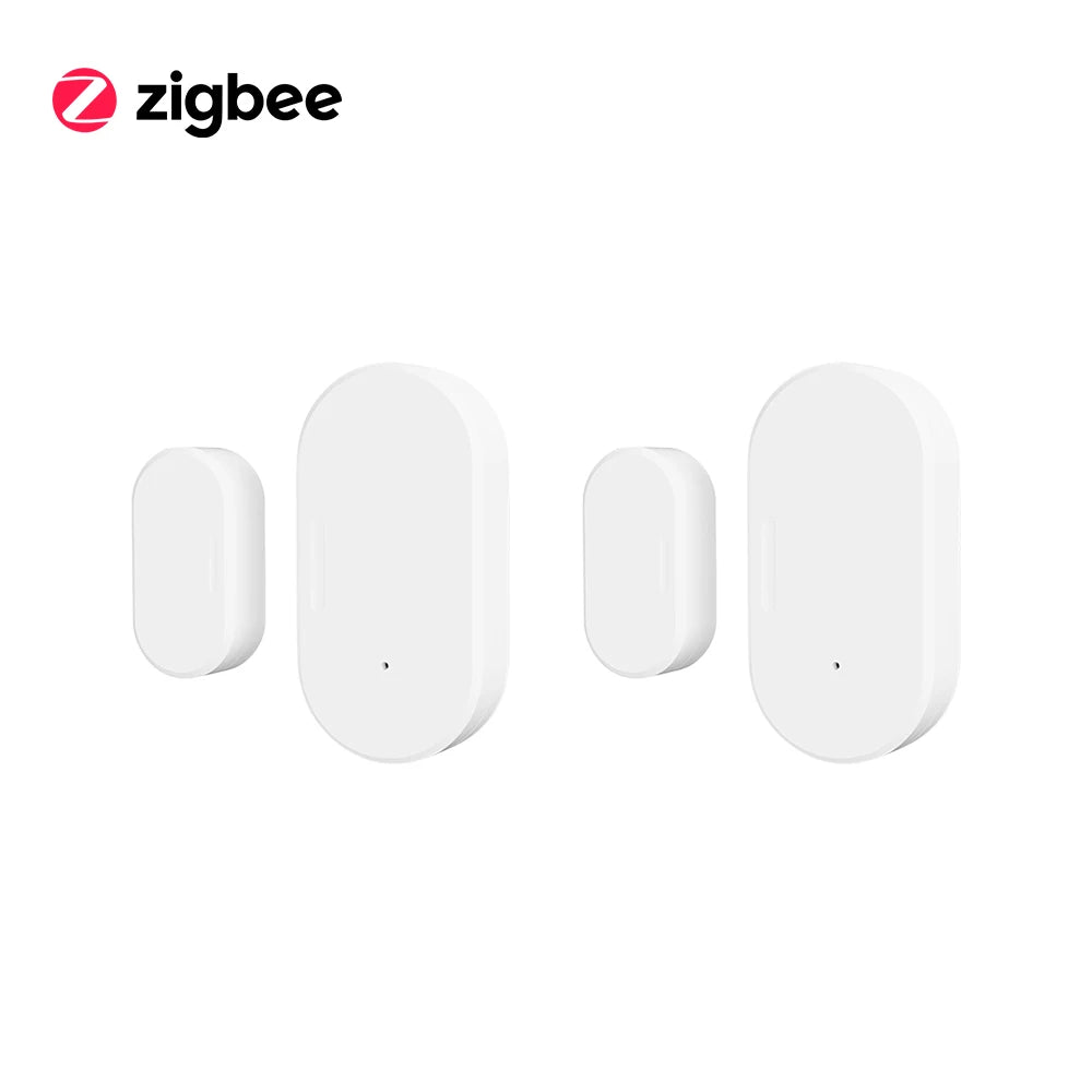 Tuya Zigbee 3.0 Smart Door Window Sensor Zigbee Door Open Closed Detectors Smart Life APP Control Via Alexa Google Home