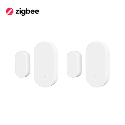 Tuya Zigbee 3.0 Smart Door Window Sensor Zigbee Door Open Closed Detectors Smart Life APP Control Via Alexa Google Home