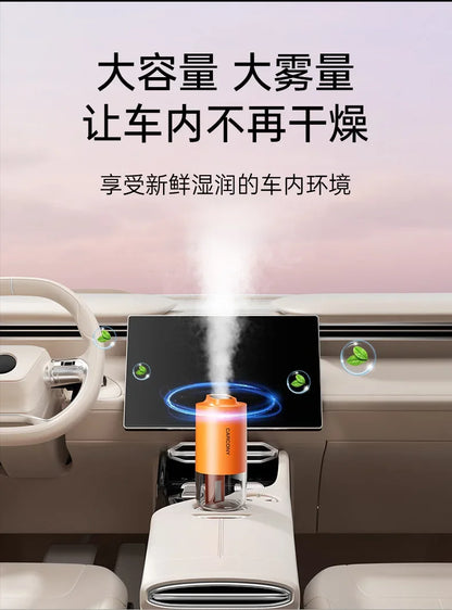 Car Humidifier 2000mAh Built-in Battery Wireless Use Antibacterial Air Purifier Aroma Essential Oil Diffuser Home High Quality