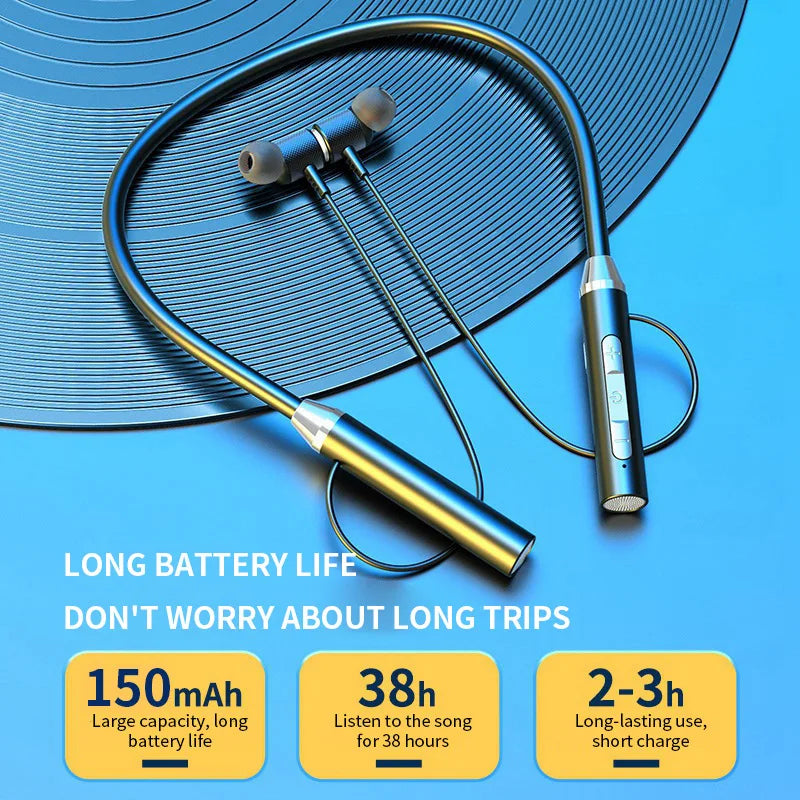 Wireless Headphones Bluetooth Headset TWS HiFi Bass Stereo Earphone Waterproof Sports Headset With Mic For iPhone Huawei Xiaomi
