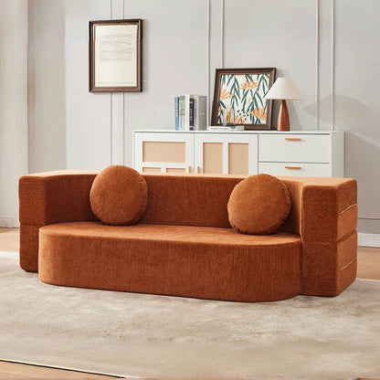 Classic French Living Room Sofas Boneless Modular Retro Glam Living Room Sofas Bedroom Universal Canape Compressé Home Furniture