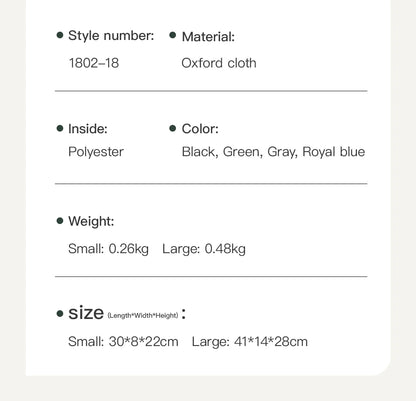VOLUNTEER Messenger Crossbody Bags for Men Oxford Side Letter Print Fashion Light Weight Protable Versatile Shoulder Bag 1802-18