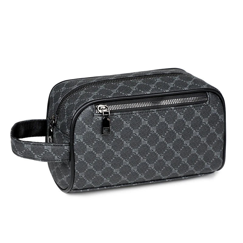 Business Men's Clutch Bag High Quality Printing Leather Handbag Phone Purse Fashion Clutches Luxury Men Birthday Gift Clutch Bag