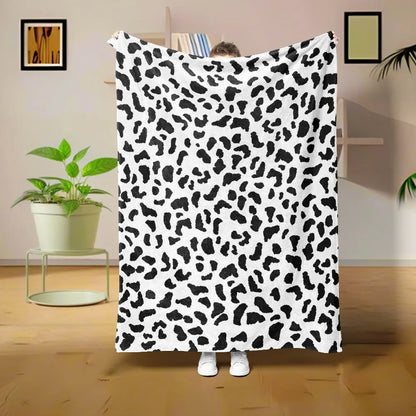 Hot Pattern Flannel Blanket Cow Zebra Tigger Giraffe Throw Home Sofa Lunch Break Blankets Children Student Nap Gifts