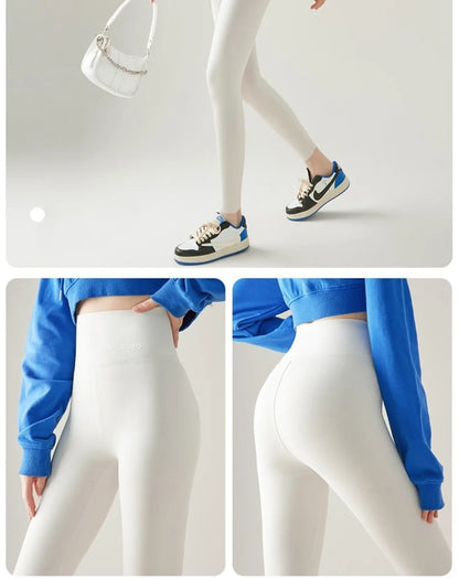 Naked Feeling Yoga Leggings Summer Thin High Waisted Hip Lifting Fitness Leggings Running Cycling Sports Pants Woman Clothing