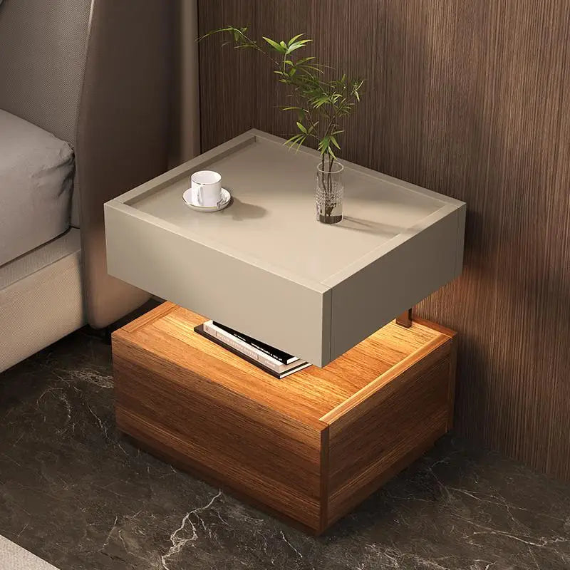 Simple European Bedside Table Classic Storage Luxury Trendy Night Table Modern Premium Comodini Camera Letto Bedroom Furnitures