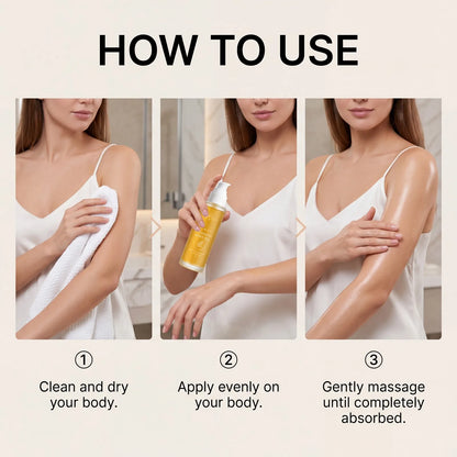 Body Oil Deep Nourishment Moisturizing  Oil Smooth Skin All Season Body Care Non Greasy Fast Absorbing Daily Hydration 100ml