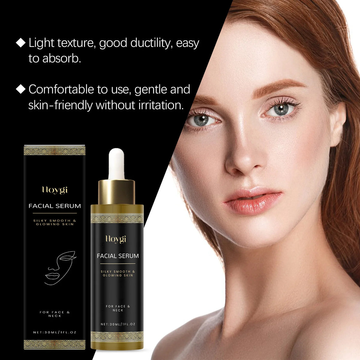 Frankincense Moisturizing Facial Essence Serum With Vitamin E For Skin