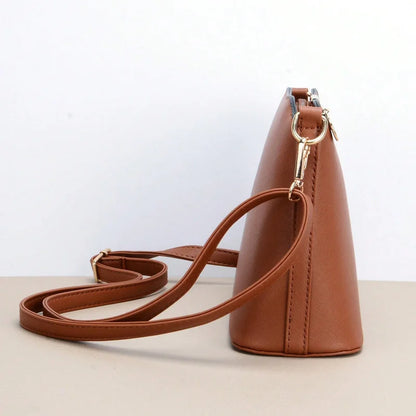 Elegant Quilted Shoulder Bag For Women,Textured PU Leather Adjusted Strap Crossbody Bags For Daily Used