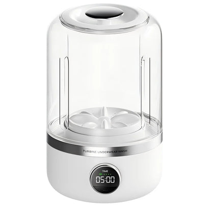 1L Mini Rechargeable Washing Machine Underwear Travel Portable Small Socks Washing Machine Dehydratable Portable Laundry Bucket