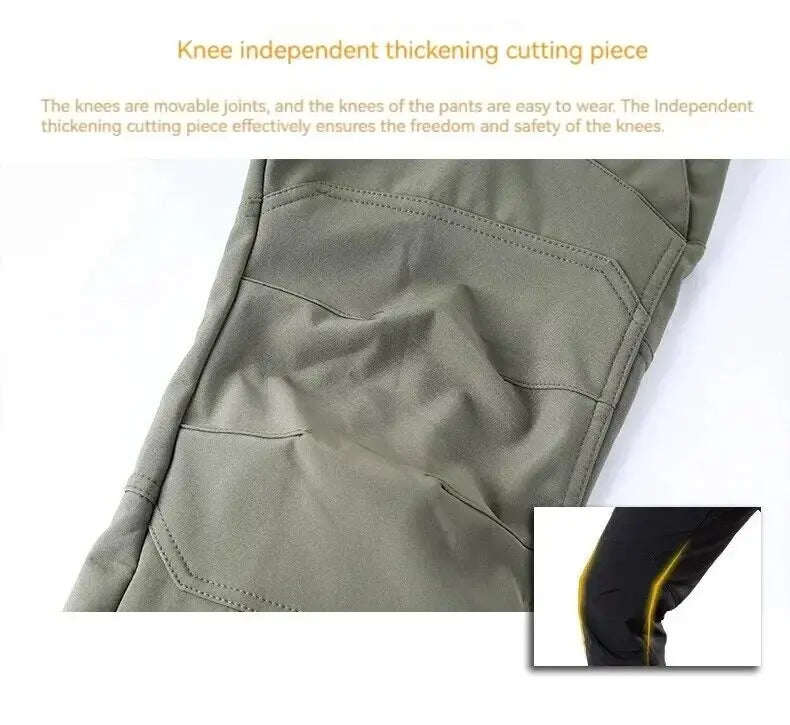 5XL 6XL Winter Waterproof Tactical Jackets Sets Men Outdoor Soft Shell Hiking Hunting Jacket Suit Fleece Cargo Pant Tracksuits