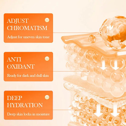 Vitamin C Firming and Brightening Korean Skincare Set with Serum and Cream