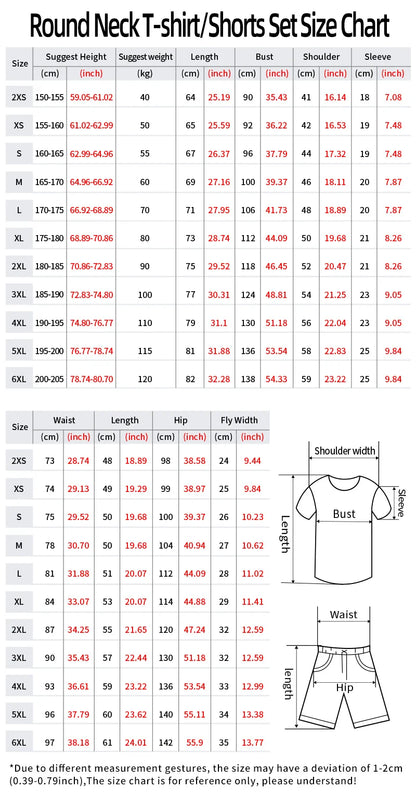 Mens brazil flag Print Sport T-shirt+shorts Suit Set American Tracksuit Outfit Summer plus size tracksuit 2 Piece Set Clothes