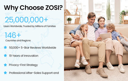 ZOSI 8CH 3K PoE Security Camera System 3K 5MP 8 Channel NVR 4MP HD Outdoor IP Cameras Dome Home CCTV Video Surveillance Kit