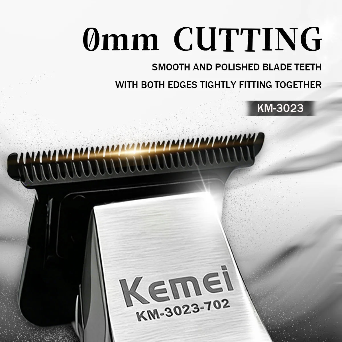 Kemei Hair Trimmer Professional Hair Clipper Electric Haircut Machine Rechargeable Hair Clipper 0 MM Trimmer for Men KM-3023-702