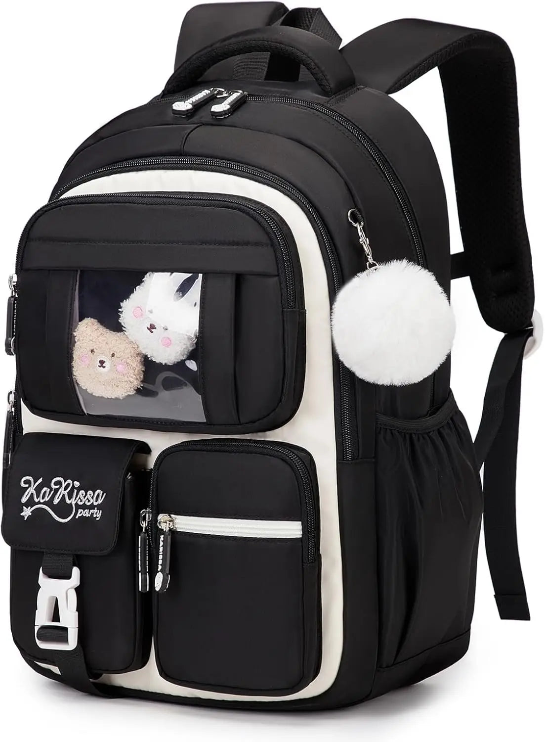 Kids Backpack for Girls - Middle School &amp; Elementary School - Kawaii Ita Backpack - Purple