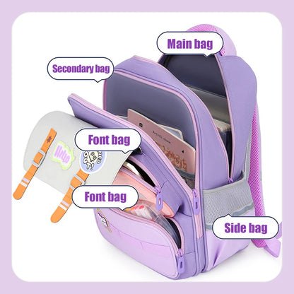 Primary school student backpack boy backpack children&