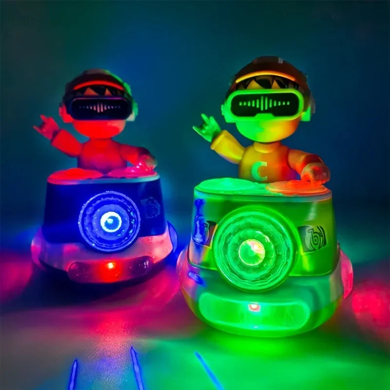 Bouncing DJ Boy Musical Toys for Baby Tummy Time Toy Toddler Early Educational Music Toy Sensory Birthday Gift for Boys Girls