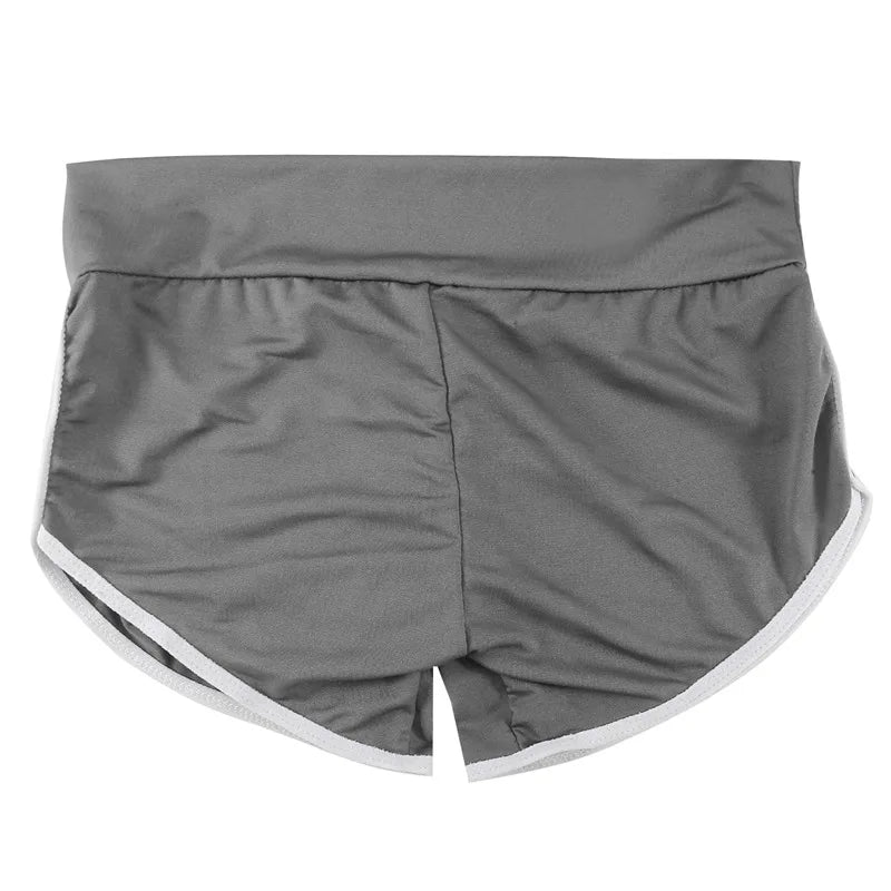 Low Waist Sport Shorts For Women Summer Elasticated Fold Design Shorts Sexy Ladies Training Gym Shorts Mini Skinny Fitness Short