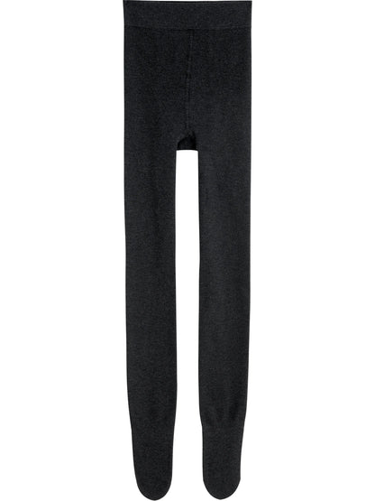 ZIQIAO Gray Slightly Compressed Slimming Pantyhose 2025 New Coffee-colored Leggings