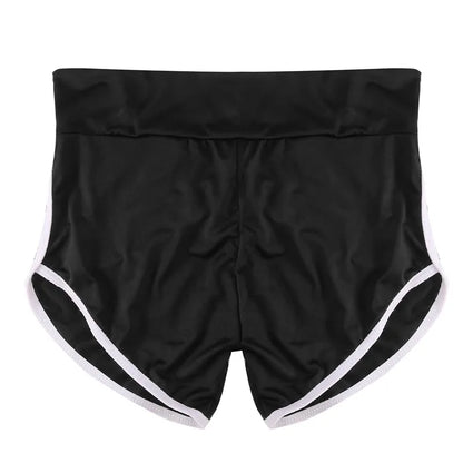 Low Waist Sport Shorts For Women Summer Elasticated Fold Design Shorts Sexy Ladies Training Gym Shorts Mini Skinny Fitness Short