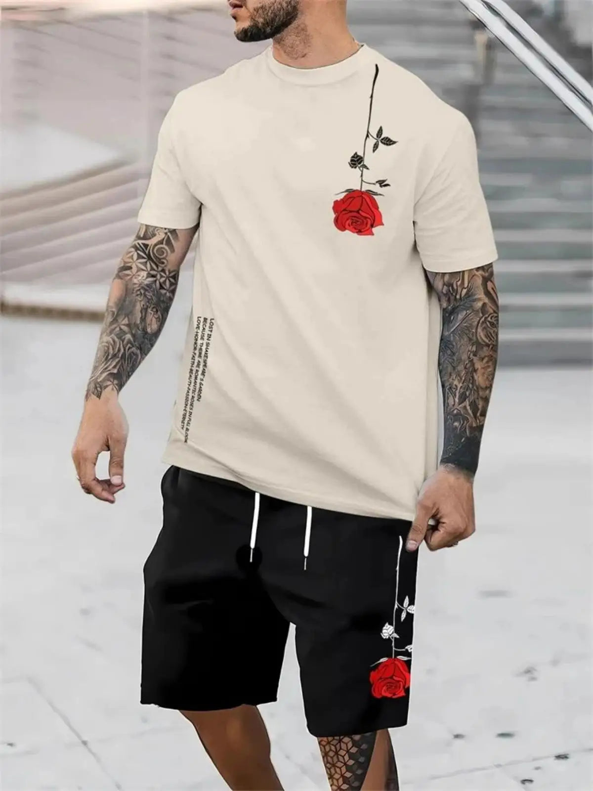 New Rose Pattern Men&