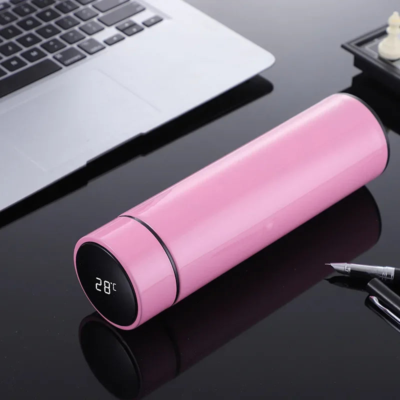 500ML Intelligent Insulated Mug Thermos Flask Tea Water Separation Stainless Steel Vacuum Kettle Coffee Mug Thermos Mug
