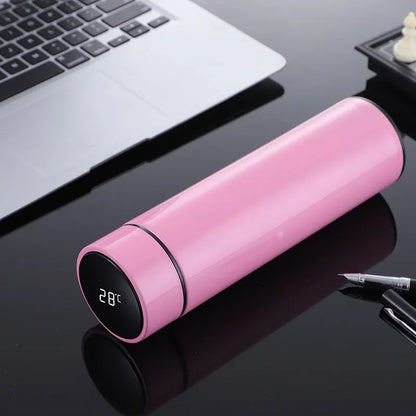 500ML Intelligent Insulated Mug Thermos Flask Tea Water Separation Stainless Steel Vacuum Kettle Coffee Mug Thermos Mug