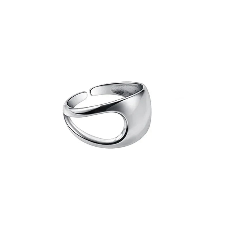 Trustdavis Authentic 925 Sterling Silver Fashion Sweet Double Layer Opening Ring For Women Wedding Party Fine Jewelry DA2247