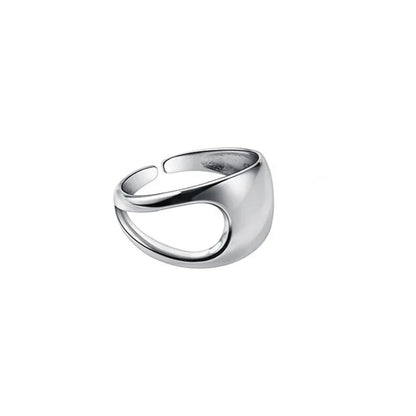 Trustdavis Authentic 925 Sterling Silver Fashion Sweet Double Layer Opening Ring For Women Wedding Party Fine Jewelry DA2247