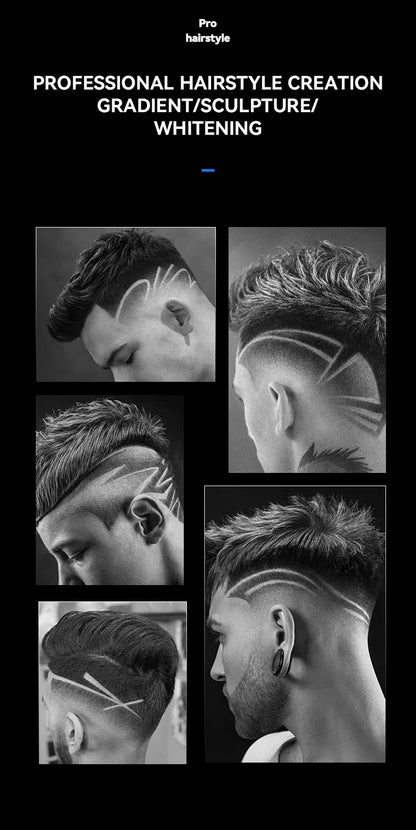 Kemei 2293 Professional Hair Beard Trimmer Men Barber Rechargeable Finish Hair Cutting Machine Zero Gapped Cordless Hair Clipper
