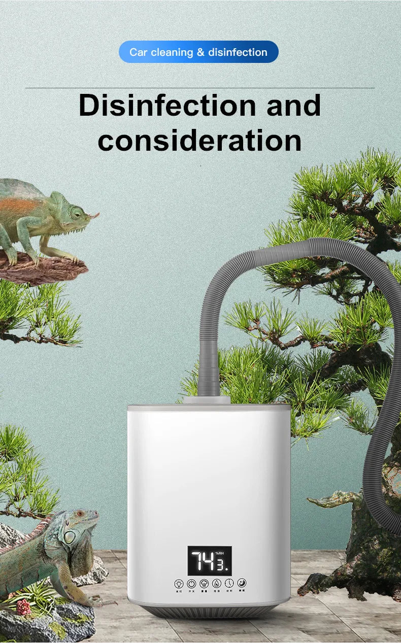 3L Humidifiers High-capacity Electric Humidifiers Double Nozzle Diffuser Bedroom Cool Mist Maker Night Lamp Purification