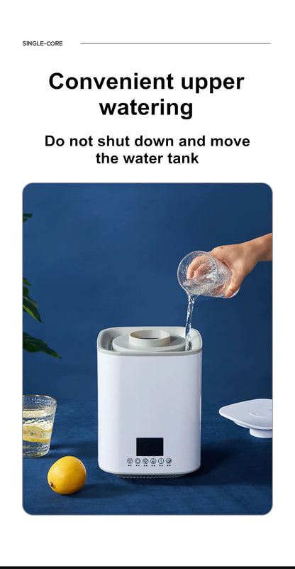 3L Humidifiers High-capacity Electric Humidifiers Double Nozzle Diffuser Bedroom Cool Mist Maker Night Lamp Purification