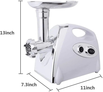 2800W Electric Meat Grinders Food Crusher With 3 Steel Cutting Plates Multifunctional Vegetable Slicer Kitchen Appliances