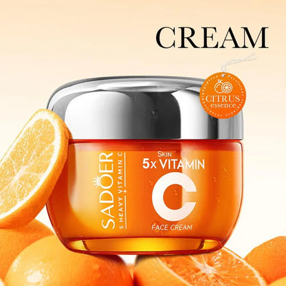 Vitamin C Firming and Brightening Korean Skincare Set with Serum and Cream