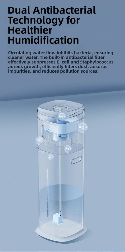 12L Intelligent Floor-Standing Humidifier Bedroom Living Room Office Three-Use Allergic Crowd Humidifier Winter Dry Skin Savior